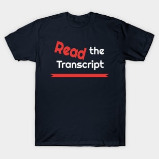 Read the Transcript - IMPEACH TRUMP NOW - with USA Flag T-Shirt